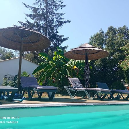 Bed and Breakfast Mas Des Vignes Piscine Chauffee Le Champ-Saint-Pere Exteriér fotografie