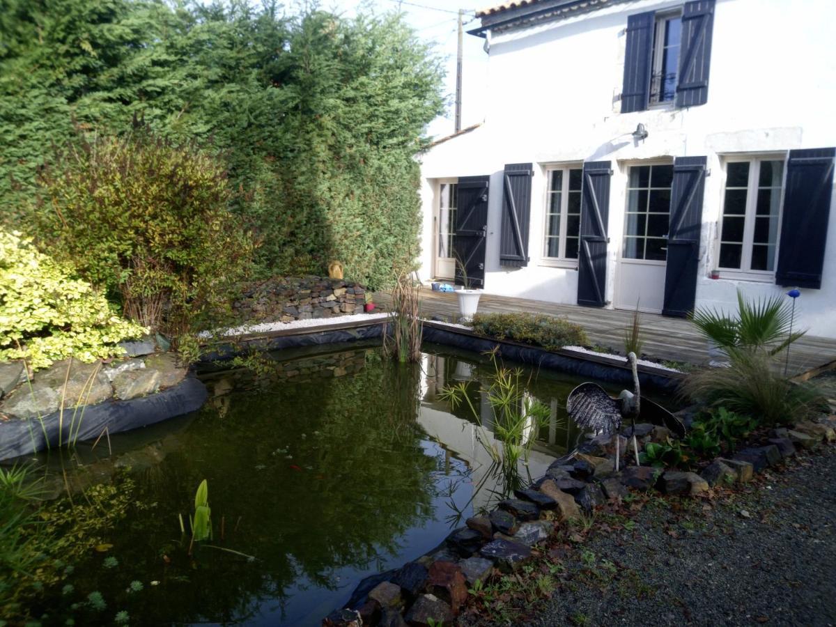 Bed and Breakfast Mas Des Vignes Piscine Chauffee Le Champ-Saint-Pere Exteriér fotografie