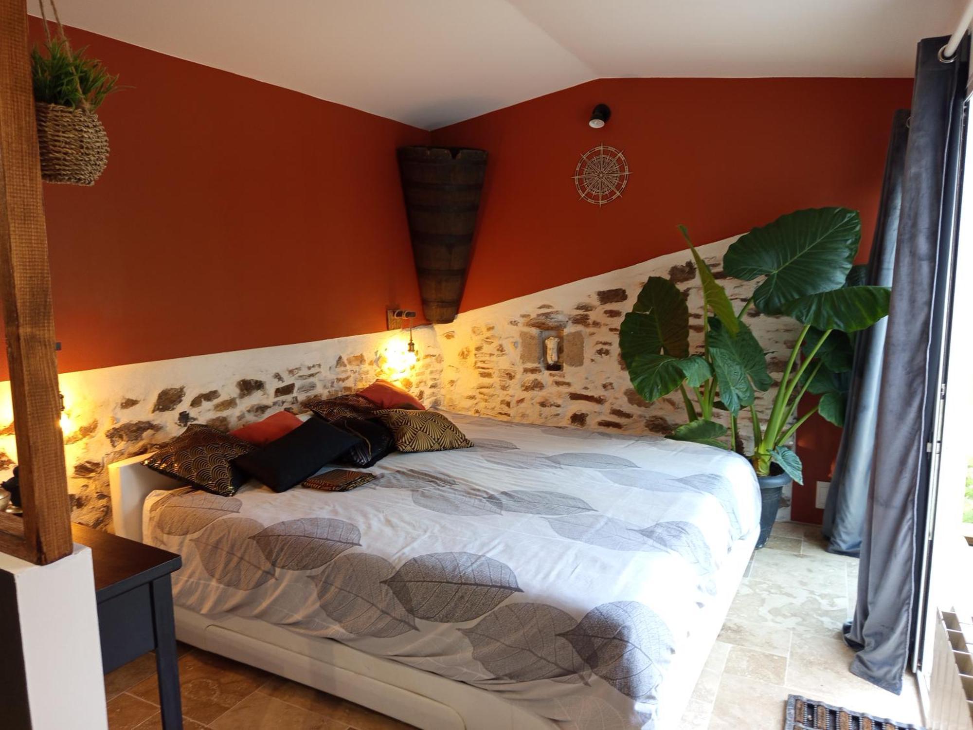 Bed and Breakfast Mas Des Vignes Piscine Chauffee Le Champ-Saint-Pere Exteriér fotografie