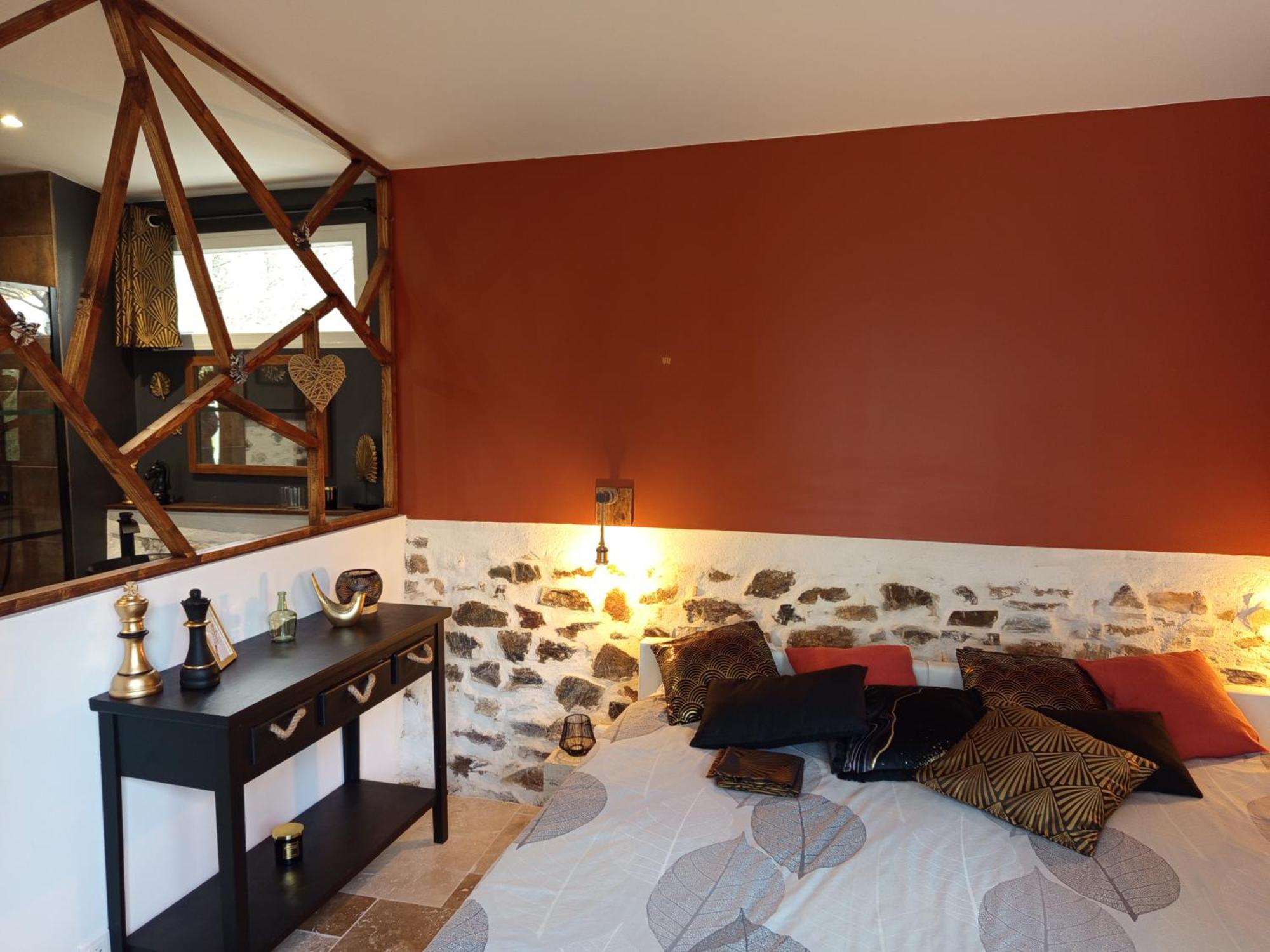 Bed and Breakfast Mas Des Vignes Piscine Chauffee Le Champ-Saint-Pere Exteriér fotografie